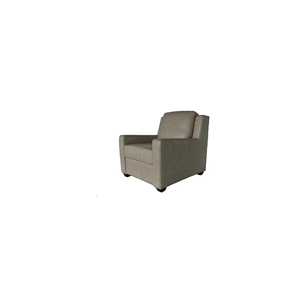 Gray Wyatt Chair in Top Grain Leather