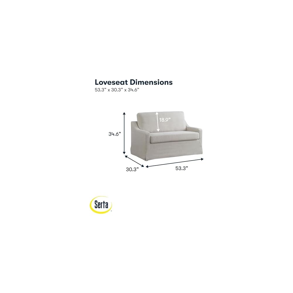 ® Harper 53.3” Twin Pullout Sofa Bed, Easy Assembly, USB Power Ports, Soft Modern, Sloped, Woven Fabric
