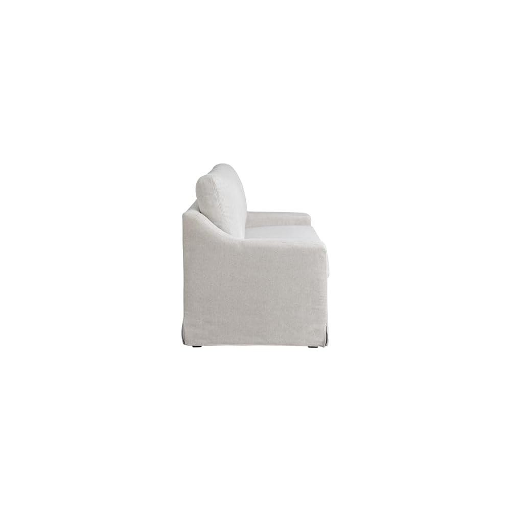 ® Harper 53.3” Twin Pullout Sofa Bed, Easy Assembly, USB Power Ports, Soft Modern, Sloped, Woven Fabric