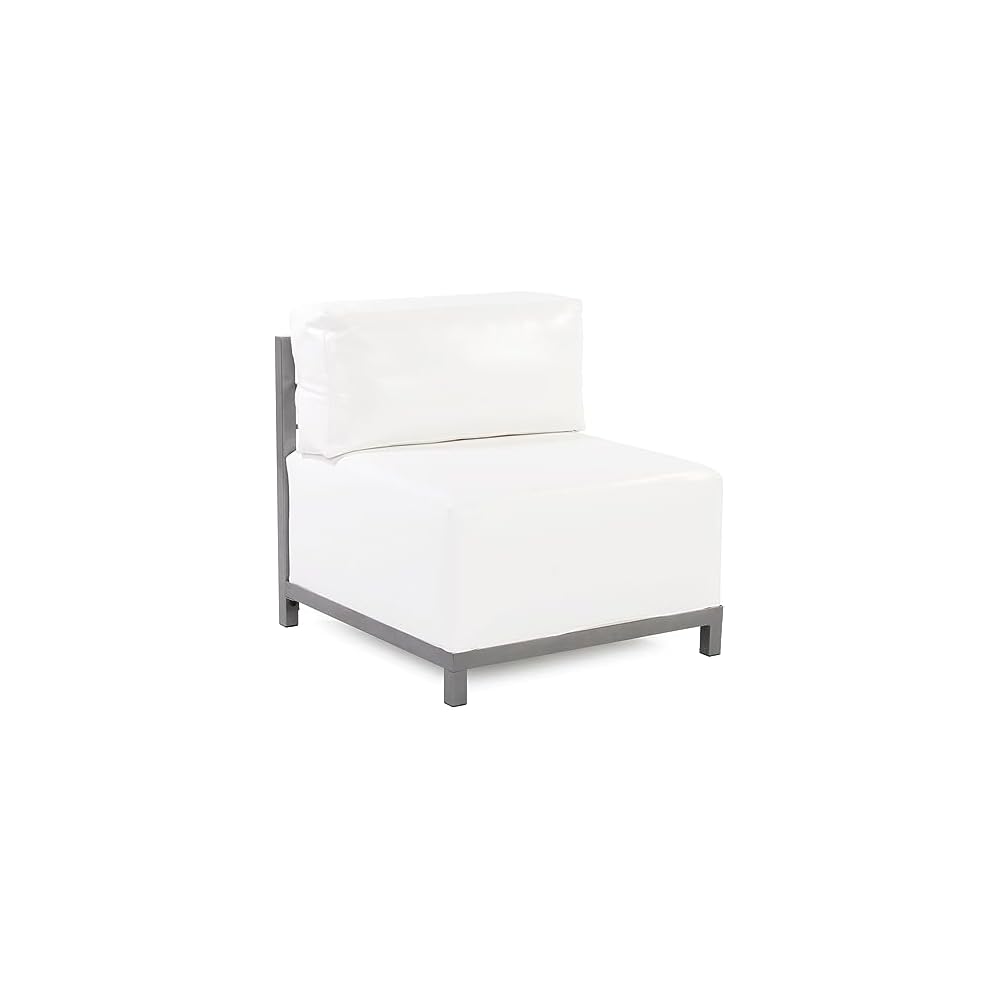 Axis Chair with Cover for Indoor and Outdoor Seating, Cushioned Titanium Frame Chair for Living Room, Office and Bedroom Use, 30.5 x 32.5 x 30 Inches, Avanti Black