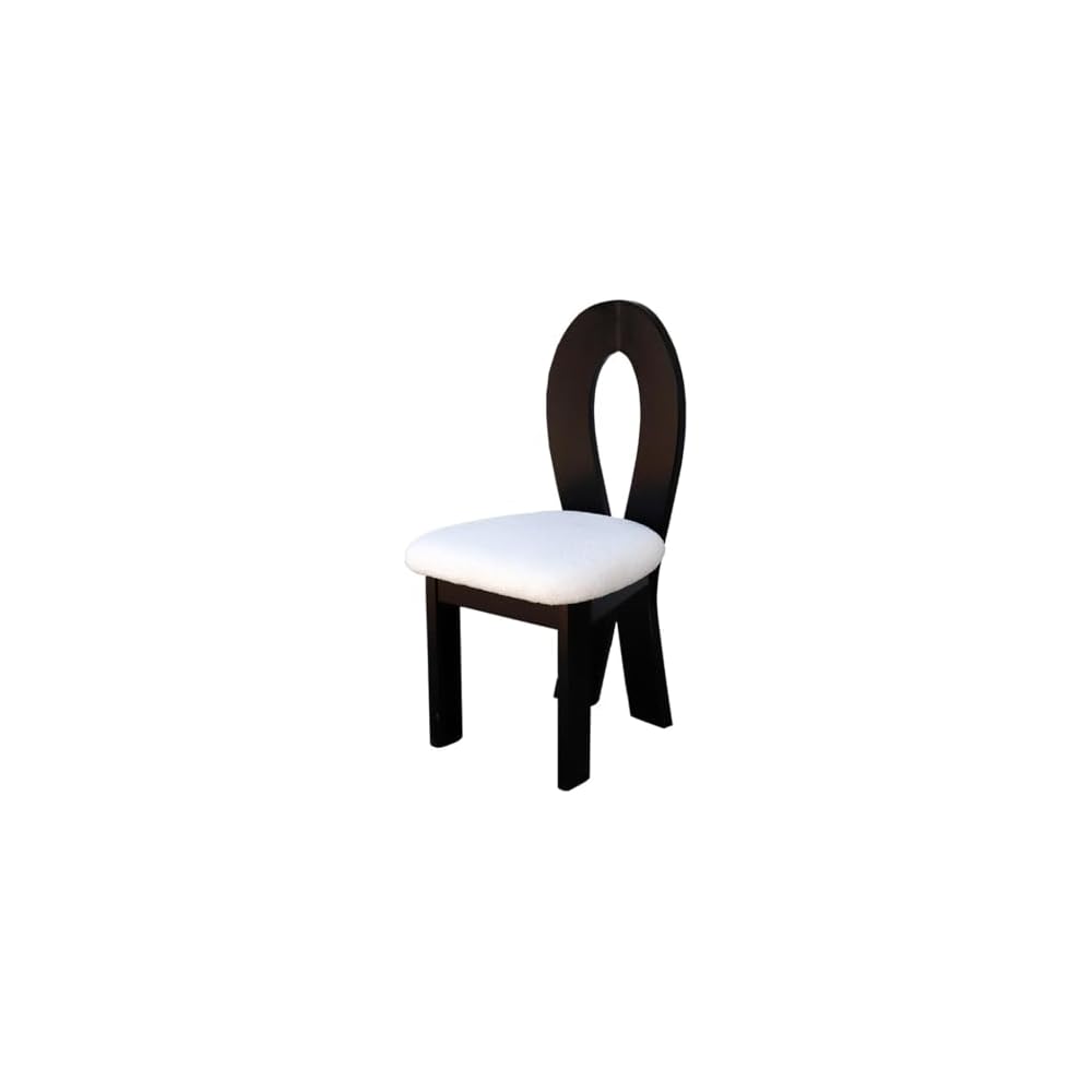 Dining Chair Portable Comfortable Backrest Seat Cafe Dressing Table Office Design Furniture