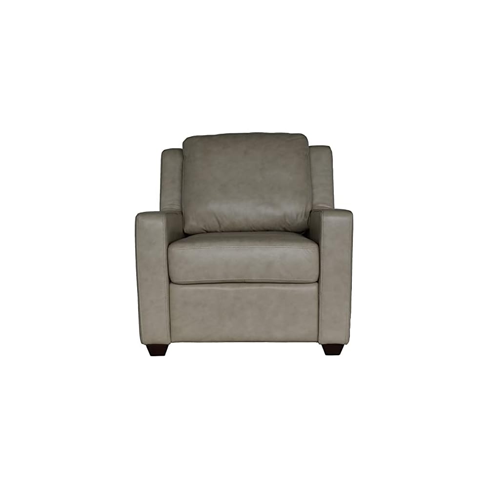 Gray Wyatt Chair in Top Grain Leather