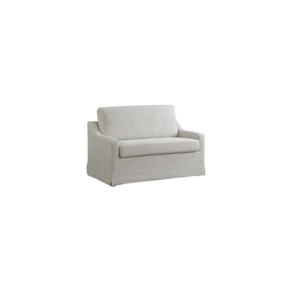 ® Harper 53.3” Twin Pullout Sofa Bed, Easy Assembly, USB Power Ports, Soft Modern, Sloped, Woven Fabric