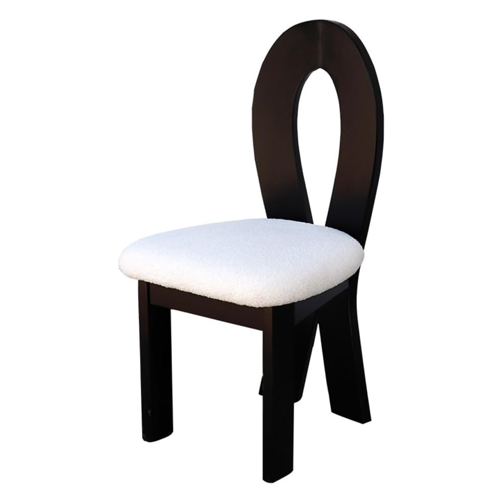 Dining Chair Portable Comfortable Backrest Seat Cafe Dressing Table Office Design Furniture