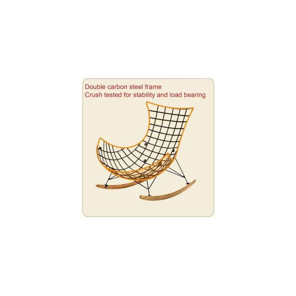 LSLYTQ Living Room Reclining Rocking Chair, Rocking Chair with Foot Stool, Balcony Relaxing Chair, Armchair, Soft Leather Chair, Bedroom Lounge Living Room Reading Chair