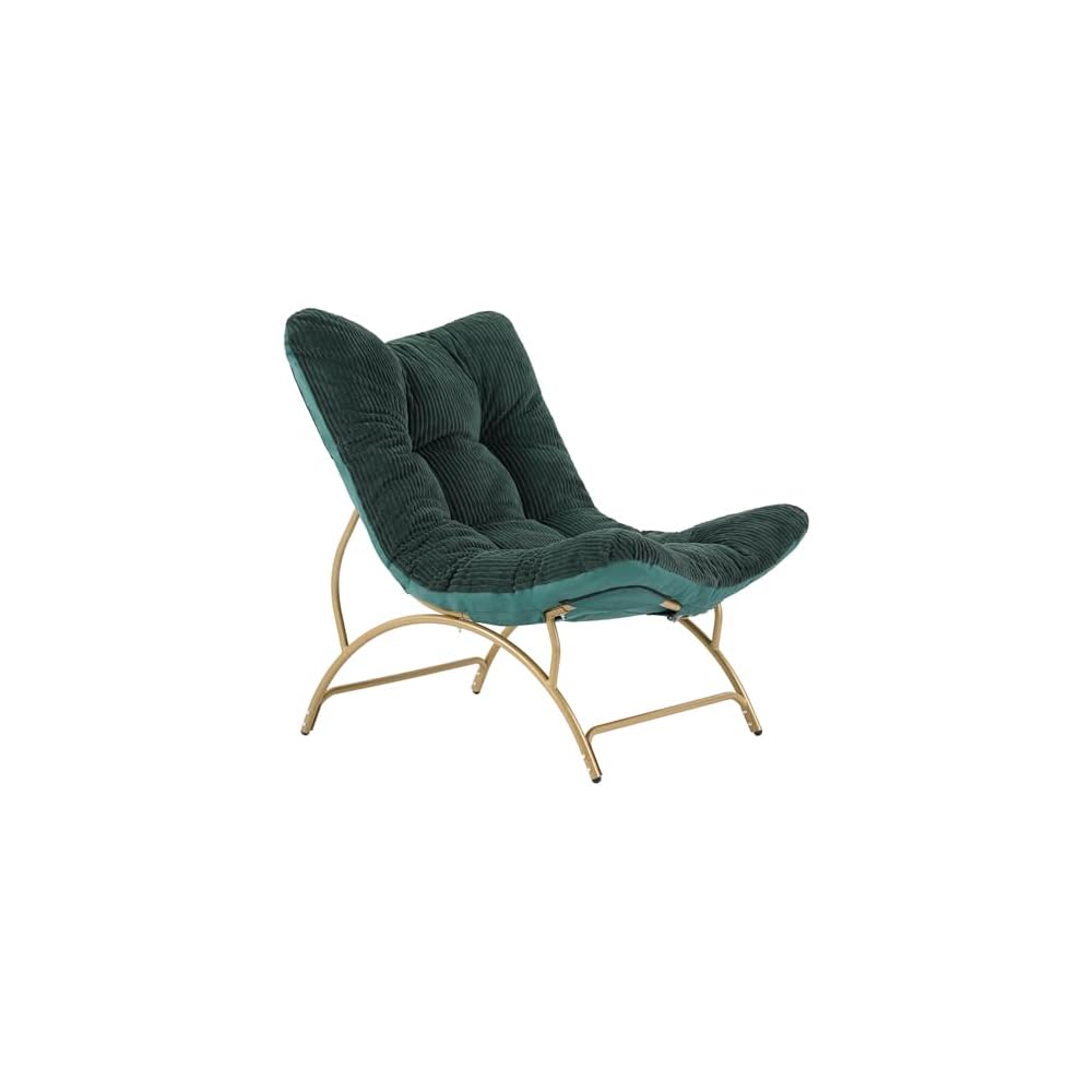 Lazy Lounge Chair with Ottoman, Modern Living Room Chair, Dark Grey