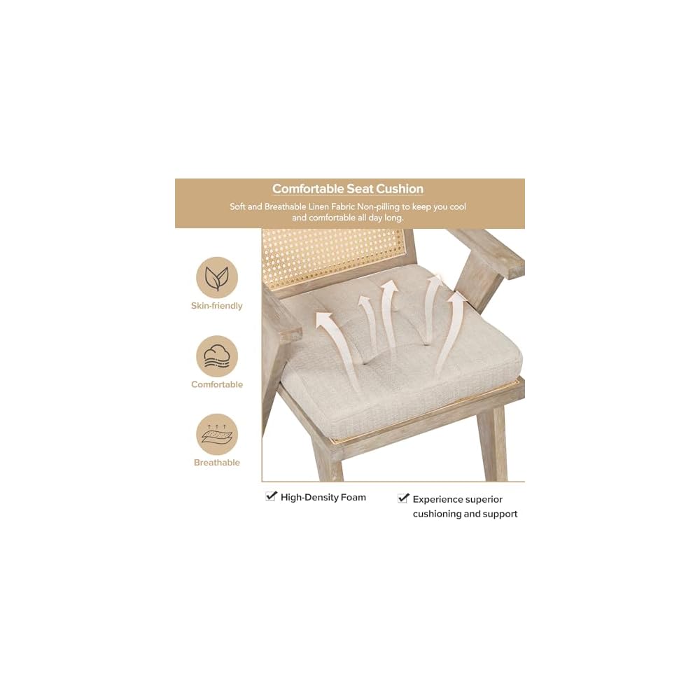 Accent Chair, One Size, Natural