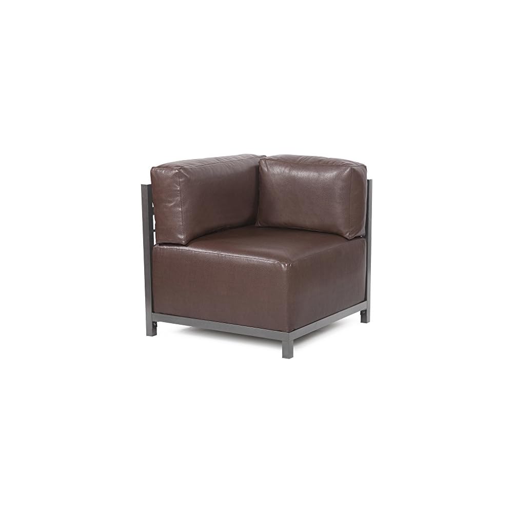 Axis Chair with Cover for Indoor and Outdoor Seating, Cushioned Titanium Frame Chair for Living Room, Office and Bedroom Use, 30.5 x 32.5 x 30 Inches, Avanti Black