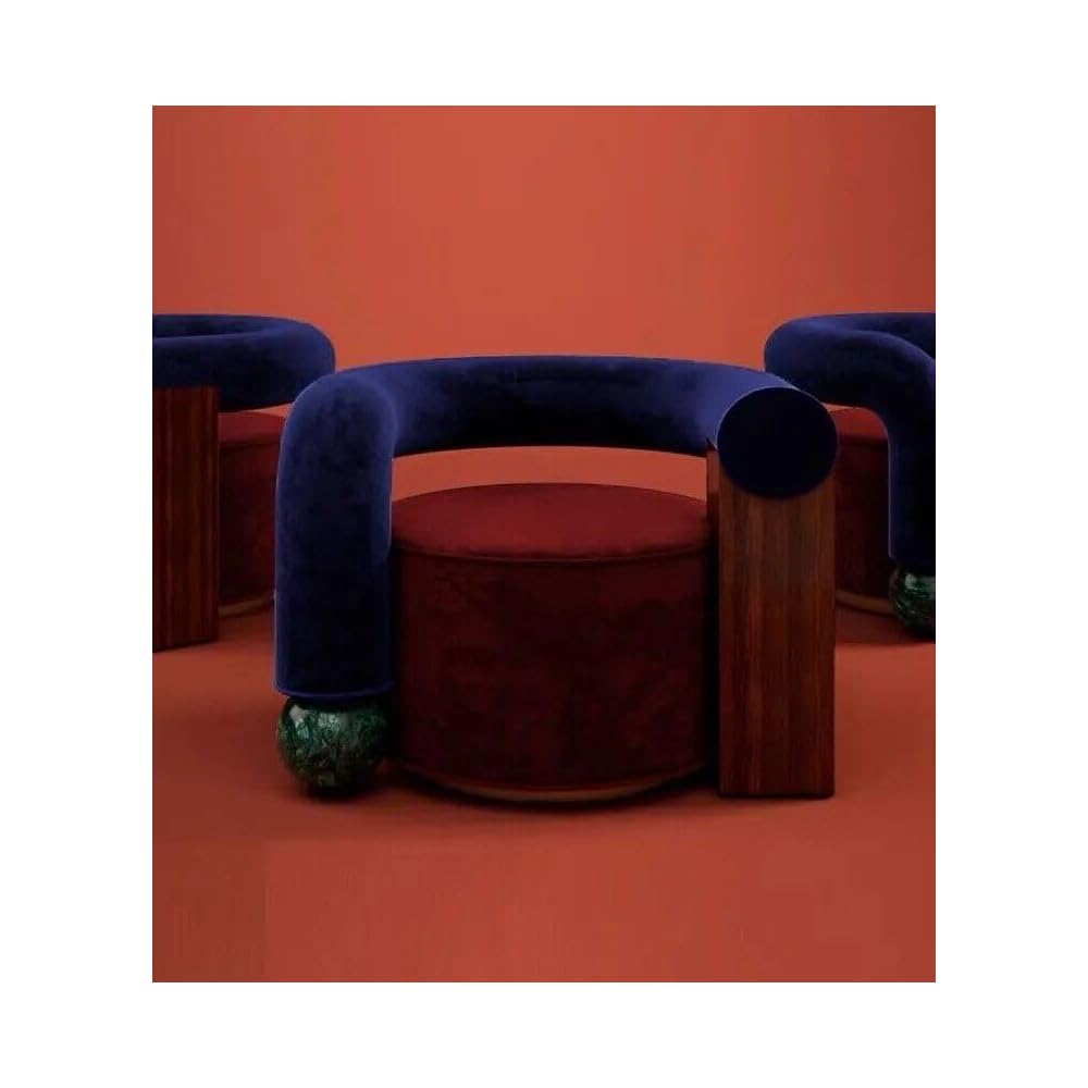 Elegant Minimalist Tiger Velvet Lounge Chair – L-Shaped Sofa for Modern Living Buff