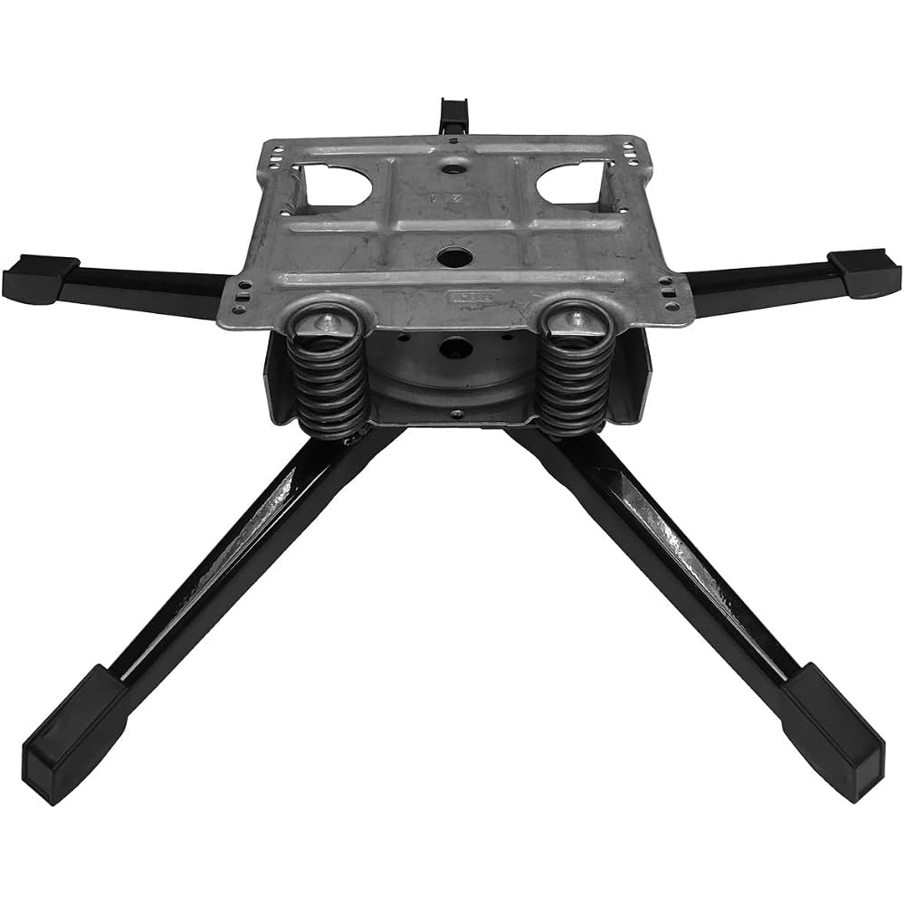 25" Replacement Recliner Base w/pitched Swivel Rocker Box Plate, 5-Leg w/caps - S5510