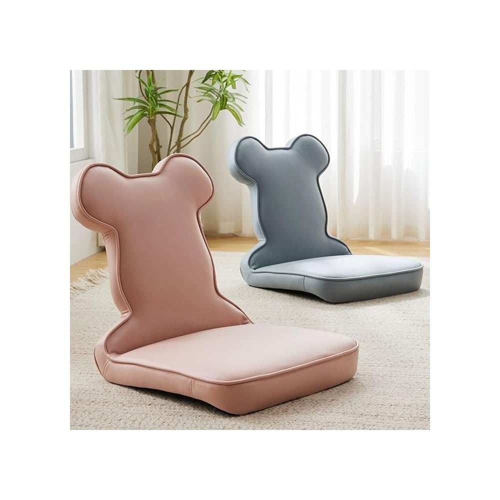 LSLYTQ Floor Chair, Floor Chair Lazy Sofa Chair, Legless Chair with Back Support, Home Bay Window Lazy Backrest Chair, Meditation Floor Seating for Living Room, Bedroom, Balcony Meditation Chai
