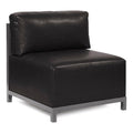 Axis Chair with Cover for Indoor and Outdoor Seating, Cushioned Titanium Frame Chair for Living Room, Office and Bedroom Use, 30.5 x 32.5 x 30 Inches, Avanti Black