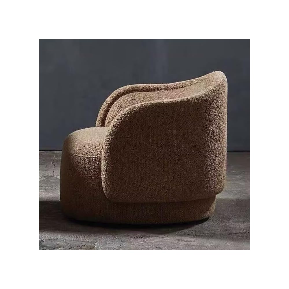 Olive Green Corduroy Accent Chair with High Back and Sloping Arms