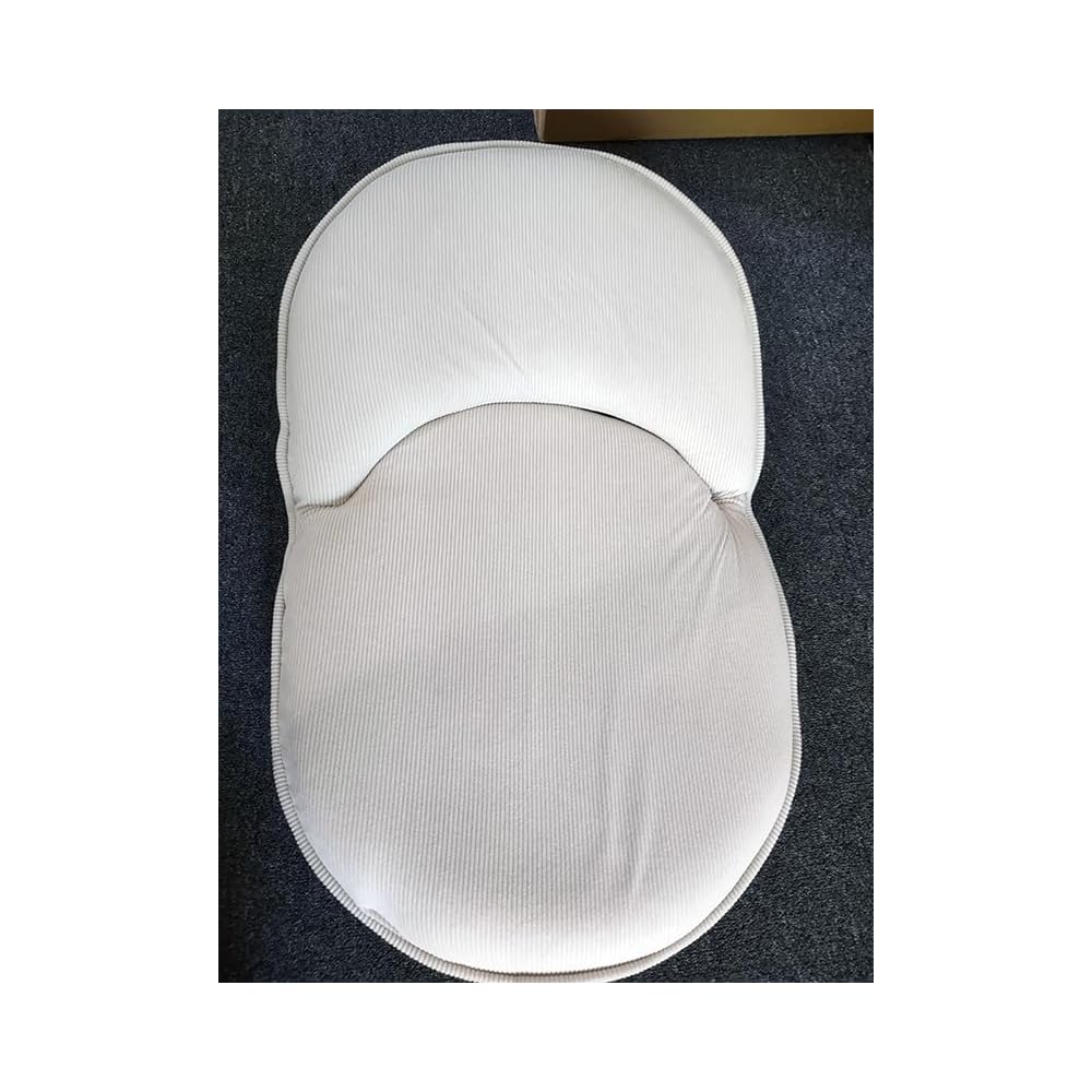 1 Pcs Floor Chair with Back Support, 5 Foldable Position, Grey
