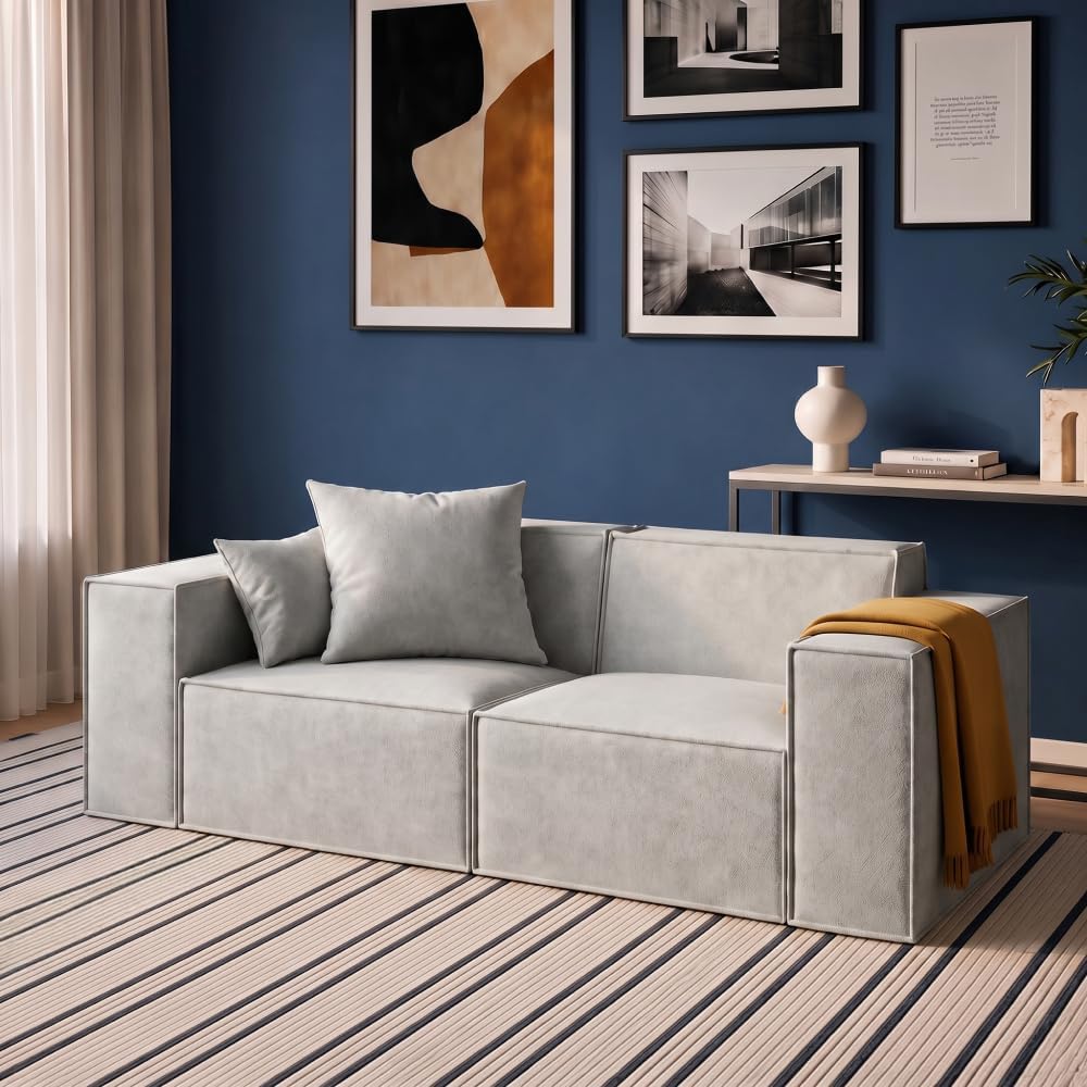 M1 Loveseat Sofa, Boneless Couch