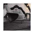 Nordic Modern Upholstered Lazy Leisure Accent Armchair
