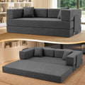 78.8" Convertible Sofa Bed, Boneless Couch for Living Room