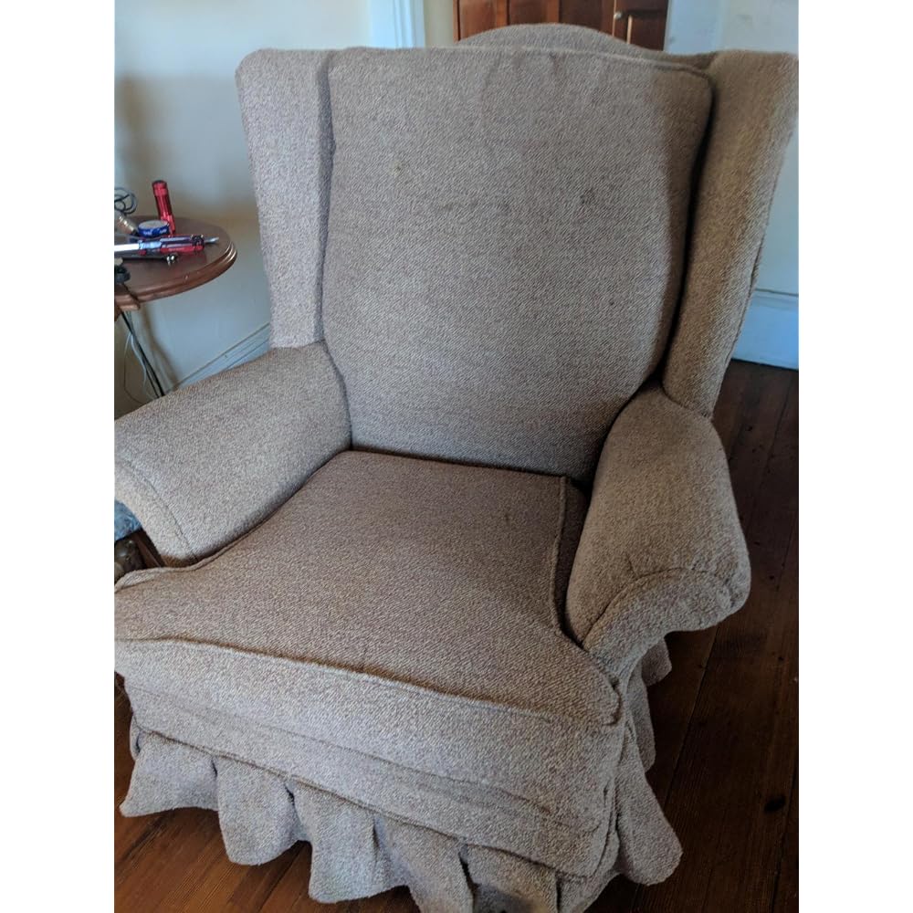 25" Replacement Recliner Base w/pitched Swivel Rocker Box Plate, 5-Leg w/caps - S5510