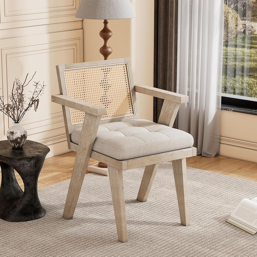 Accent Chair, One Size, Natural